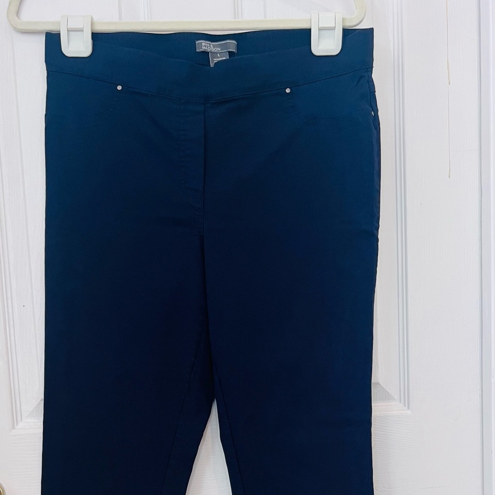 Navy Blue Pants Petite Short